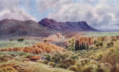 Nordspanien: La Rioja Alavesa, Blick nach Norden über den Ebro von Edgar T. A. Wigram