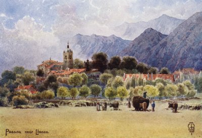 Nordspanien: Pasana, ein asturisches Bergdorf von Edgar T. A. Wigram