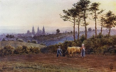 Nordspanien: Santiago de Compostela, von der Lugo-Straße von Edgar T. A. Wigram