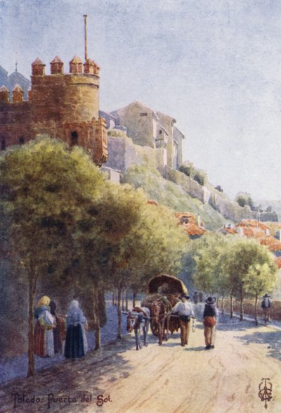 Nordspanien: Toledo, Puerta del Sol von Edgar T. A. Wigram
