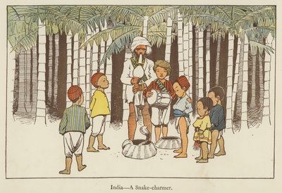 Indien, ein Schlangenbeschwörer von Edith Farmiloe