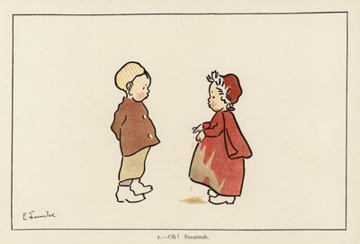 Oh! Susannah (Farblithografie) von Edith Farmiloe