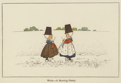 Wales, ein morgendlicher Klatsch von Edith Farmiloe