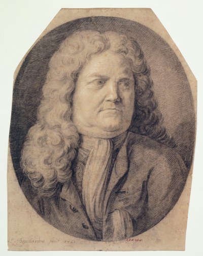 Porträt eines Mannes von Edmé Bouchardon