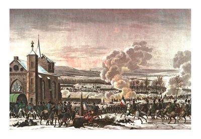 Die Schlacht bei Eylau, 9. Februar 1807, ca. 1850 von Edme Bovinet