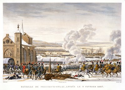 Die Schlacht bei Eylau, Deutschland, 9. Februar 1807 von Edme Bovinet
