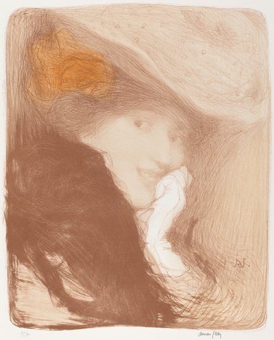 La Rieuse: Madame Albert Besnard von Edmond François Aman Jean