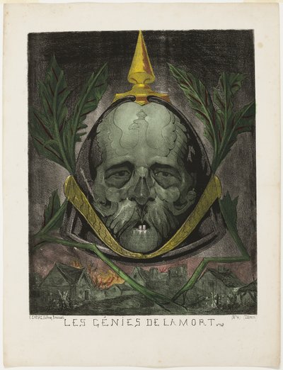 Bismarck, aus Les Génies de la Mort von Edmond Guilliaume
