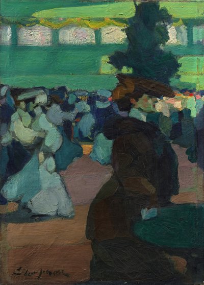 Ballszene von Edmond Lempereur