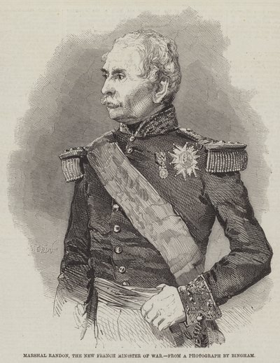 Marschall Randon, der neue französische Kriegsminister von Edmond Morin