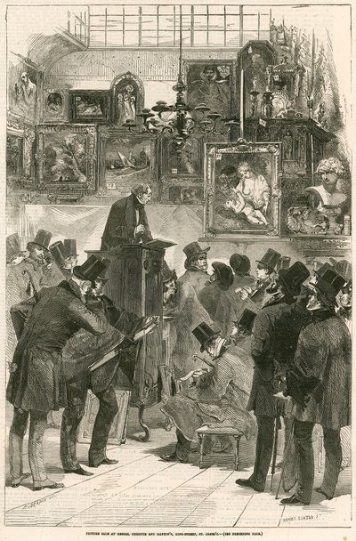Bildverkauf bei Messrs. Christie und Manton