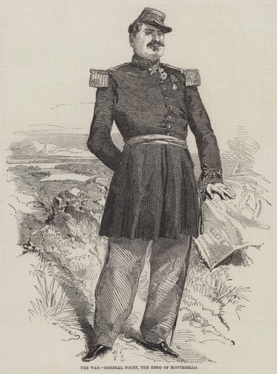 Der Krieg, General Forey, der Held von Montebello von Edmond Morin