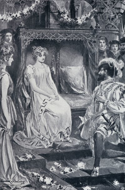 Illustration zu Goethes Faust von Edmund Bruning