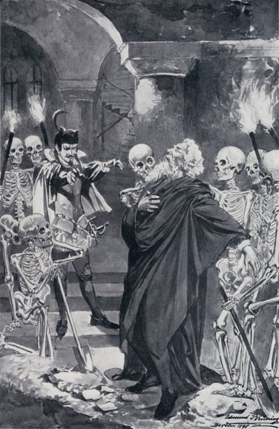 Illustration zu Goethes Faust von Edmund Bruning