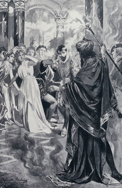 Illustration zu Goethes Faust von Edmund Bruning