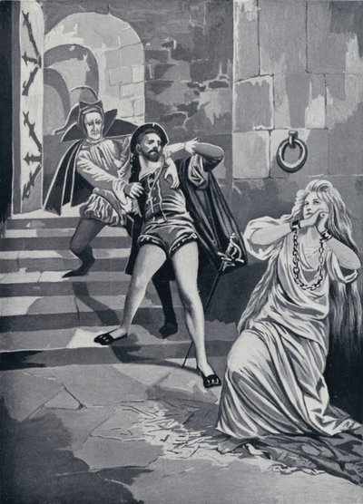 Illustration zu Goethes Faust von Edmund Bruning