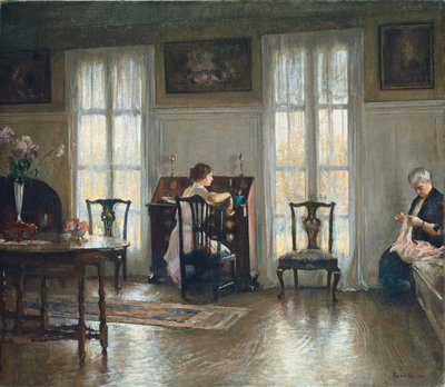 Mutter und Maria, 1922 von Edmund Charles Tarbell