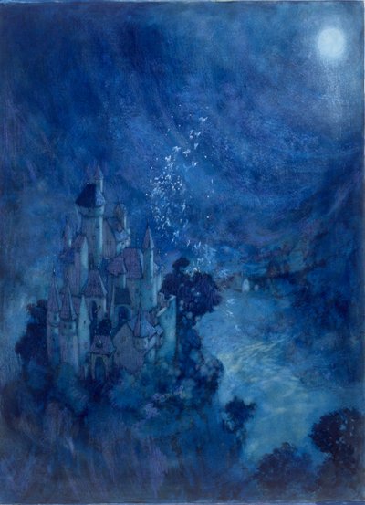Nächtliche Türme von Edmund Dulac