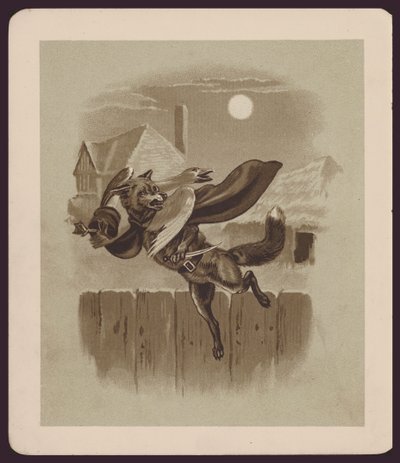Illustration für Der Fuchs und die Gans von E. Caldwell von Edmund G. Caldwell