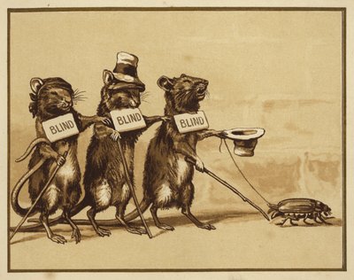 Illustration für Drei blinde Mäuse von Edmund G. Caldwell