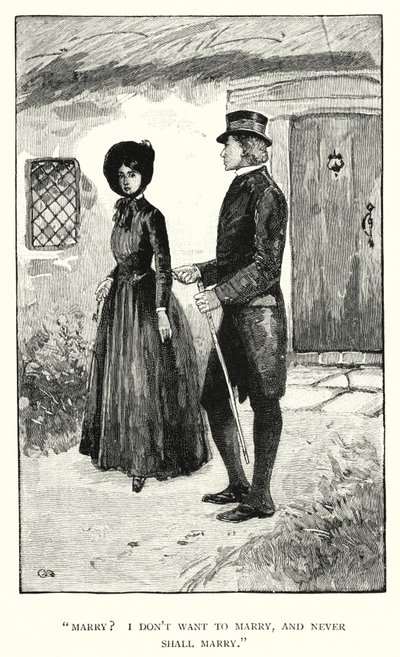 Illustration für Jane Eyre von Charlotte Bronte von Edmund Henry Garrett