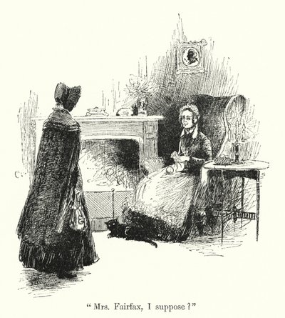 Illustration für Jane Eyre von Charlotte Bronte von Edmund Henry Garrett