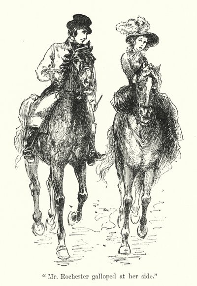 Illustration für Jane Eyre von Charlotte Bronte von Edmund Henry Garrett