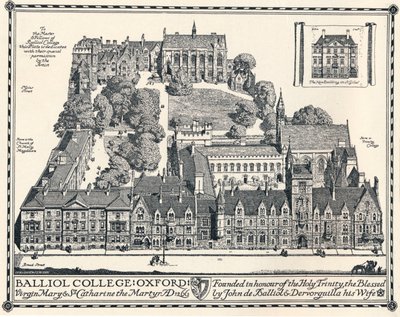 Balliol College, Oxford, 1905 von Edmund Hort New