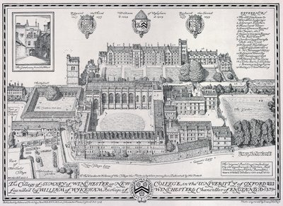 Das College of St. Mary of Winchester oder New College von Edmund Hort New