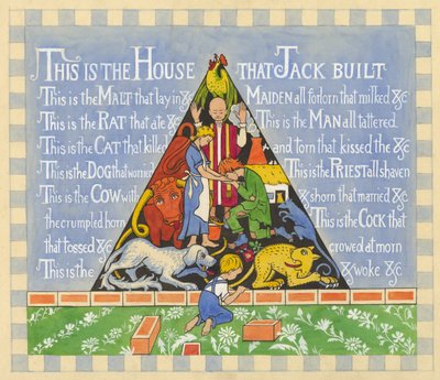 Das Haus, das Jack gebaut hat, ca. 1935 von Edmund Hunter