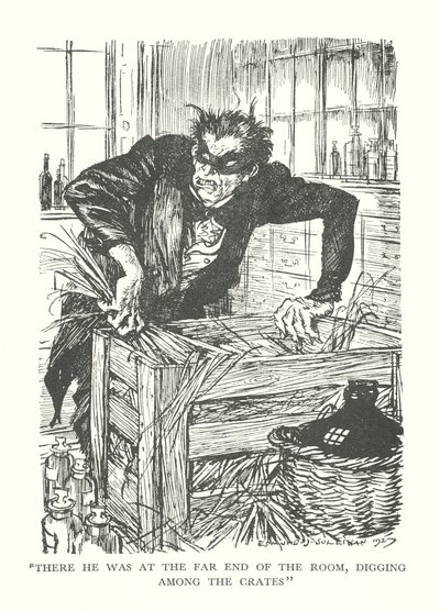 Illustration für R. L. Stevensons Der seltsame Fall des Dr. Jekyll und Mr. Hyde (Lithografie) von Edmund Joseph (after) Sullivan