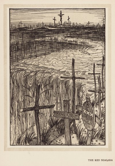 Der Kranz des Kaisers: Der rote Niagara (Lithografie) von Edmund Joseph (after) Sullivan