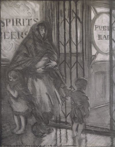 Die Wirtshaustür, Bibbys Annual von Edmund Joseph (after) Sullivan
