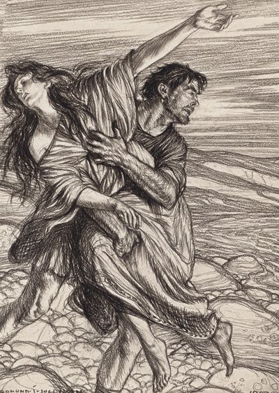 William Shakespeare: Pericles, Prinz von Tyrus, Akt IV, Szene 1 von Edmund Joseph (after) Sullivan