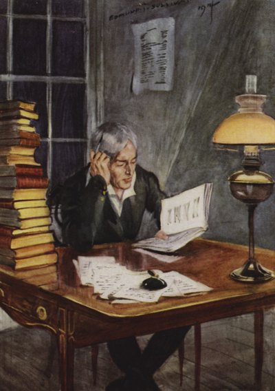 Als ich die Leben dieser Räuber und Taschendiebe las, begannen seltsame Zweifel über Tugend und Verbrechen in meinem Kopf aufzutauchen von Edmund Joseph Sullivan