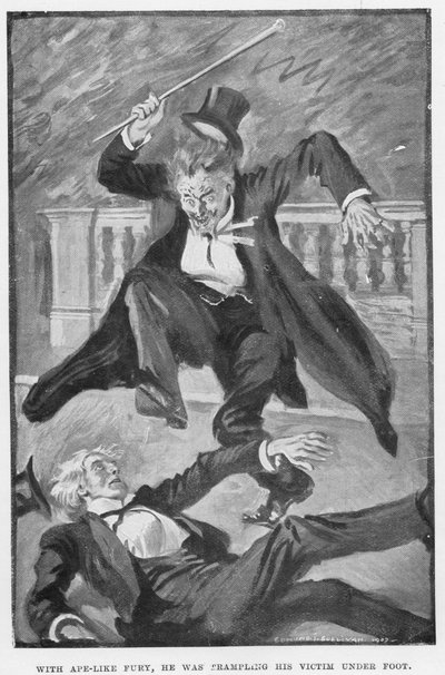 Illustration für Dr. Jekyll und Mr. Hyde von R. L. Stevenson von Edmund Joseph Sullivan