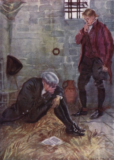 Illustration für Der Pfarrer von Wakefield von Oliver Goldsmith von Edmund Joseph Sullivan