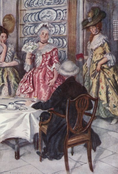 Illustration für Der Pfarrer von Wakefield von Oliver Goldsmith von Edmund Joseph Sullivan