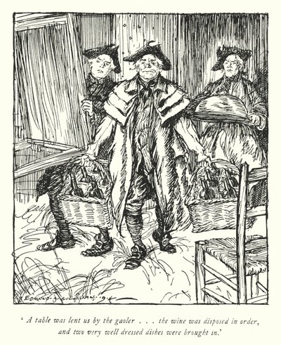Illustration für Der Pfarrer von Wakefield von Oliver Goldsmith von Edmund Joseph Sullivan