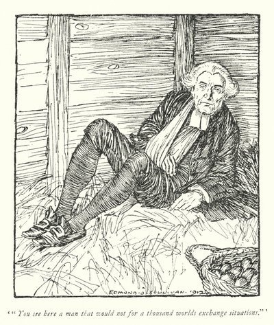 Illustration für Der Pfarrer von Wakefield von Oliver Goldsmith von Edmund Joseph Sullivan