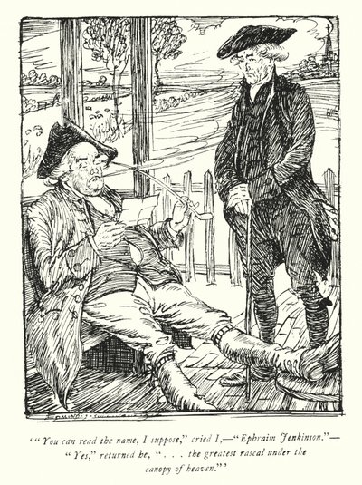Illustration für Der Pfarrer von Wakefield von Oliver Goldsmith von Edmund Joseph Sullivan