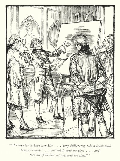 Illustration für Der Pfarrer von Wakefield von Oliver Goldsmith von Edmund Joseph Sullivan