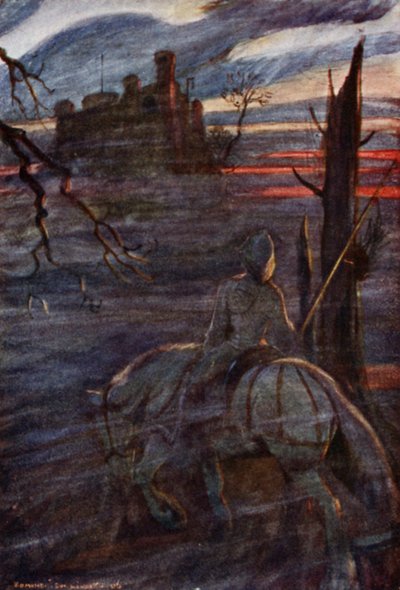 Robert Browning: "Childe Roland kam zum dunklen Turm" von Edmund Joseph Sullivan