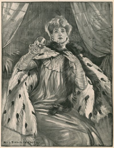 Sarah Bernhardt von Edmund Joseph Sullivan