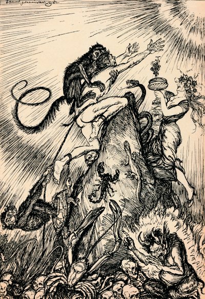 Wir kommen durch viele Sklavereien in die Freiheit, um 1918, 1918 von Edmund Joseph Sullivan