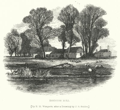 Houston Mühle (Stich) von Edmund Morison (after) Wimperis