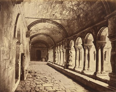 Arles. Kreuzgang von Saint-Trophime von Édouard Baldus