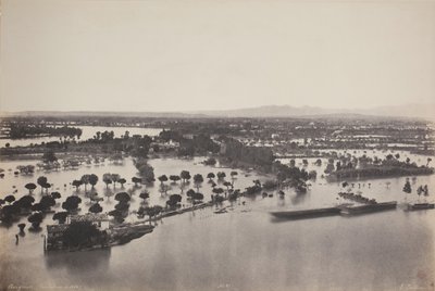 Überschwemmung von Avignon 1856 von Édouard Baldus