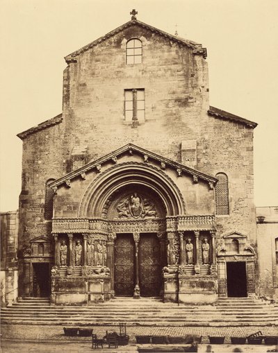 Kirche Saint-Trophime, Arles von Édouard Baldus