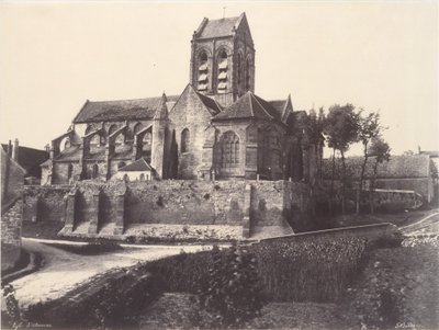 Kirche von Auvers von Édouard Baldus